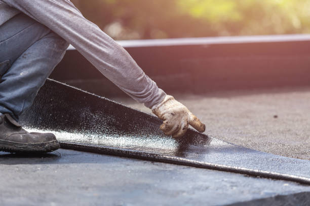 Professional Emergency Waterproofing technician working in Laingsburg, MI